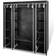 vidaXL Compartments and Rods Wardrobe 59.1x69.3"