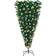 vidaXL Upside Down LEDs&Ball Set Christmas Tree 59.1"