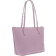 Coach Zip Top Tote - Silver/Ice Purple