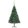 vidaXL LEDs&Ball Set Christmas Tree 59.1"