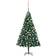 vidaXL LEDs&Ball Set Christmas Tree 59.1"