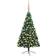 vidaXL LEDs&Ball Set Christmas Tree 70.9"