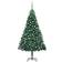 vidaXL Artificial with LEDs&Ball Set White 59.1 PVC Christmas Tree 82.7"