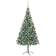 vidaXL LEDs&Ball Set Pinecones Christmas Tree 82.7"