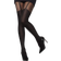 Smiffys Sheer Tights with Suspender Print