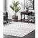 Nuloom Blythe White, Black 60x89"