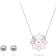 Swarovski Sunshine Set - Silver/Pink/Transparent