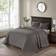 Madison Park Mansfield Bedspread Gray (299.7x259.1)