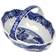 Spode Blue Italian Handled Basket Serving