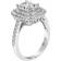 Suzy Levian Bridal Ring - Silver/Transparent