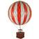 Authentic Models Travels Light Balloon Red/White Taklampe