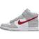 Nike Dunk High SE GS - Light Smoke Grey/White/Light Smoke Grey/Gym Red