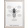 Kunskaps Tavlan Our Beloved Bees Poster 50x70cm