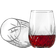 Godinger Dublin Stemless Wine Glass 15fl oz 4