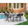 Oxford Garden Eiland Dining Set 29.8x63" 7