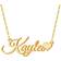 Lovenus Custom Name Necklace - Gold
