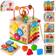 HELLOWOOD Wooden Kids Baby Activity Cube