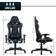 Goplus Massage Gaming Chair - Black/Blue