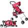 My First Doll Stroller with Basket & Heart Design