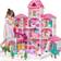 Temi Dream Doll House 4 Story 12 Rooms