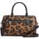 Coach Rowan Satchel in Signature Canvas with Leopard Print - Silver/Light Saddle Multi