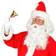 Widmann Christmas Santa Deluxe Brass Hand Bell Decoration
