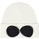 C.P. Company Extra Fine Merino Wool Goggle Beanie - Gauze White