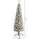 Nearly Natural Flocked Pencil Artificial Christmas Tree 72"