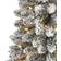 Nearly Natural Flocked Pencil Artificial Christmas Tree 72"