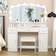 Usikey Vanity Set Dressing Table 15.7x43.3"