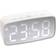 Infinity Instruments White Tabletop Digital Alarm Clock