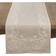 Saro Lifestyle Swirl Embroidered Tablecloth Natural (182.9x40.6)