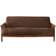 Sure Fit Soft Suede Futon Loose Sofa Cover Brown (190.5x137.2)