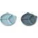 Liewood Stacy Divider Suction Plate 2-pack Sea Blue/Whale Blue