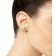 Effy Stud Earrings - Gold/Turquoise