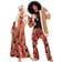 Wilbers Karnaval Hippie Long Dress Costume