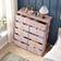 Enhomee Dressers for Bedroom Pink Chest of Drawer 40.8x44