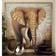 Harper & Willow Traditional Elephant Wall Decor 47x47"