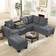 DKLGG Sectional Sofa 67" 5 Seater