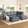 DKLGG Sectional Sofa 67" 5 Seater