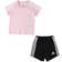 Adidas Infant Essentials Sport Set - Clear Pink/White