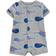 Carter's Baby Whale Snap-Up Romper - Grey