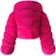 Memela Women's Faux Fur Coat Jacket - Hot Pink