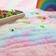 Pagisofe Extra Large Fluffy Soft Area Rug Rainbow 96x120"