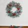 Michael Flocked Pine Ball Berries & Cedar Wreath Decoration 24"