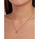 Dyrberg/Kern Jemma Necklace - Gold/Pink