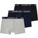 Name It Basic Boxer Shorts 3-pack - Black/Grey Melange/Dark Sapphire (13208836)