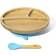 Avanchy Bamboo Suction Toddler Plate Spoon