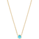 Kendra Scott Davie Pendant Necklace - Gold/Turquoise