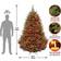 National Tree Company 7.5-ft. Pre-Lit Multicolor Natural Fraser Fir Artificial Christmas Tree 90"